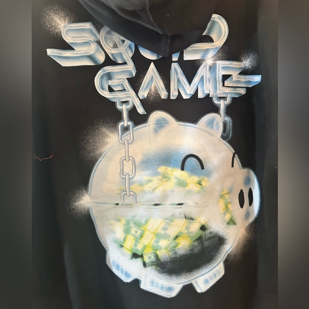 MARKET X PACSUN SQUID GAMES BLACK HOODIE - Picture 5 of 6